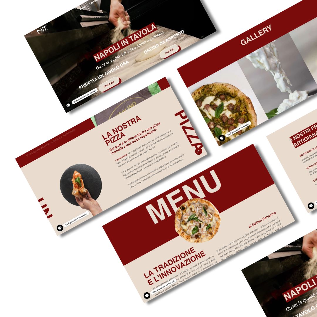 Nit pizza web design